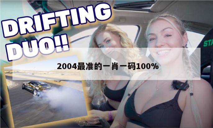  2004最准的一肖一码100%